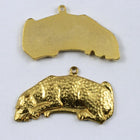 1 Inch Gold Leopard #258-General Bead