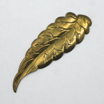 77mm Raw Brass Large Leaf #25-General Bead