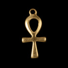 16mm Raw Brass Ankh Charm #BRA015