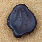 12mm Matte Brown Petal Leaf (5 Pcs) #2610-General Bead