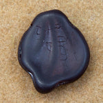 12mm Matte Brown Petal Leaf (5 Pcs) #2610-General Bead