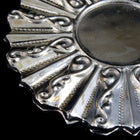 40mm Silver Ruffle Edge Cab Set (2 Pcs) #2623-General Bead