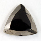 22mm Black/Silver Triangle Bead #2631-General Bead