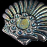 30mm Antique Silver Deco Shell Cabochon Setting (2 Pcs) #2634-General Bead