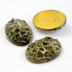 13mm x 18mm Crystalline Black Diamond Oval Cabochon #2653-General Bead