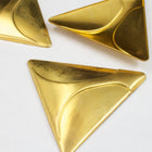 40mm Brass Deco Triangle (2 Pcs) #2676-General Bead