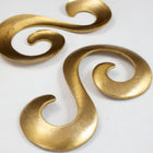 70mm Brass Fancy "S" (2 Pcs) #2679-General Bead