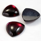 15mm Amethyst Triangle Cabochon (2 Pcs) #2698-General Bead