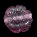 10mm Amethyst Flat Flower Bead #HQA401-General Bead