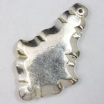50mm Silver Scalloped Pendant-General Bead