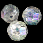 10mm Crystal AB Faceted Round Bead-General Bead