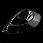 20mm Black Teardrop Pendant (2 Pcs) #2725-General Bead