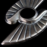 35mm Antique Silver Deco Wings (2 Pcs) #2778-General Bead