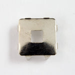 10mm Silver Square Prong Setting-General Bead