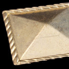 30mm Brass Square Pyramid (4 Pcs) #2799-General Bead