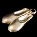 10mm Brass Ballet Slippers (4 Pcs) #2806-General Bead