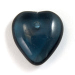 10mm Montana Heart Pendant (6 Pcs) #2807-General Bead