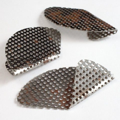 30mm Perforated Folded Semicircle-General Bead