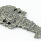 42mm Antique Silver Pre-Columbian Charm #2861A-General Bead