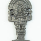 42mm Antique Silver Pre-Columbian Charm #2861A-General Bead