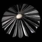 14mm Black Sunburst Bead-General Bead