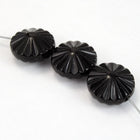 14mm Black Sunburst Bead-General Bead