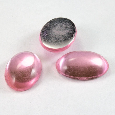 14mm Light Rose Oval Cabochon-General Bead