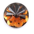 Vintage 15mm Smoked Topaz Faceted Cabochon #299