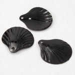 10mm Black Scallop Shell Sequin-General Bead