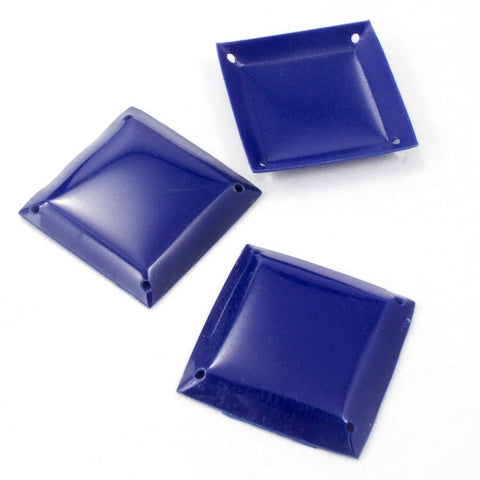 18mm Royal Blue Square Sequin-General Bead
