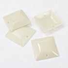 13mm Oyster White Square Sequin-General Bead