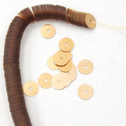 6mm Metallic Bronze Sequin-General Bead