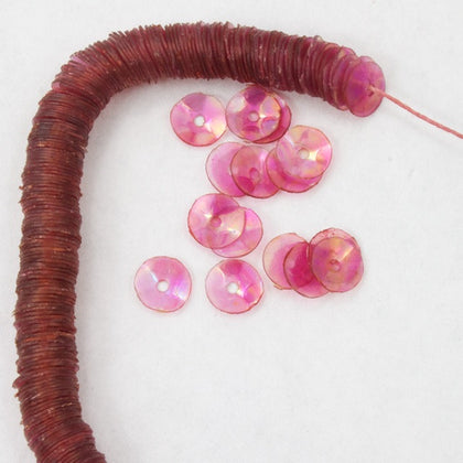 5mm Transparent Blush Sequin-General Bead