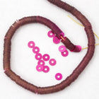 3mm Fuchsia Flat Sequin-General Bead