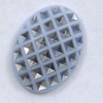 18mm x 25mm Light Blue and Silver #XS1-D-General Bead