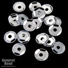 4mm Silver Cupped Sequin-General Bead