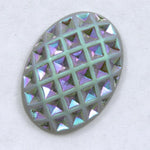 18mm x 25mm Grey and Iridescent #XS1-E-General Bead