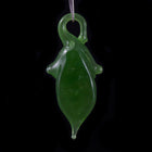 25mm Green Pea Pod Drop (2 Pcs) #3126-General Bead