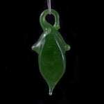 25mm Green Pea Pod Drop (2 Pcs) #3126-General Bead