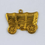 20mm Raw Brass Covered Wagon #313-General Bead