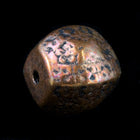 18mm Antique Copper Four Sided Barrel-General Bead