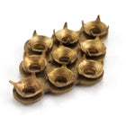 9mm x 22mm Brass Kite Shape 24pp Rhinestone Setting-General Bead