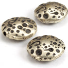13mm Antique Silver Disc Bead (6 Pcs) #3172-General Bead