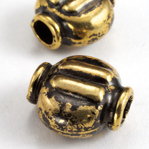 15mm Antique Gold Lantern Bead-General Bead