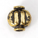15mm Antique Gold Lantern Bead-General Bead