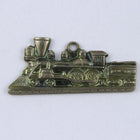 1" Antique Silver Locomotive Charm #317-General Bead