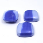 25mm Square Bi-Colored Blue #31-General Bead