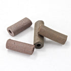 15mm-18mm Brown Clay Tube Bead-General Bead