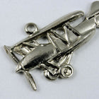 25mm Silver Colored Prop Plane (2 Pcs) #320-General Bead