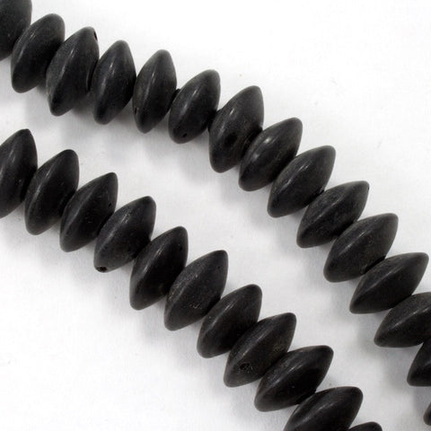 10mm Black Saucer Bead (20 Pcs) #3220-General Bead